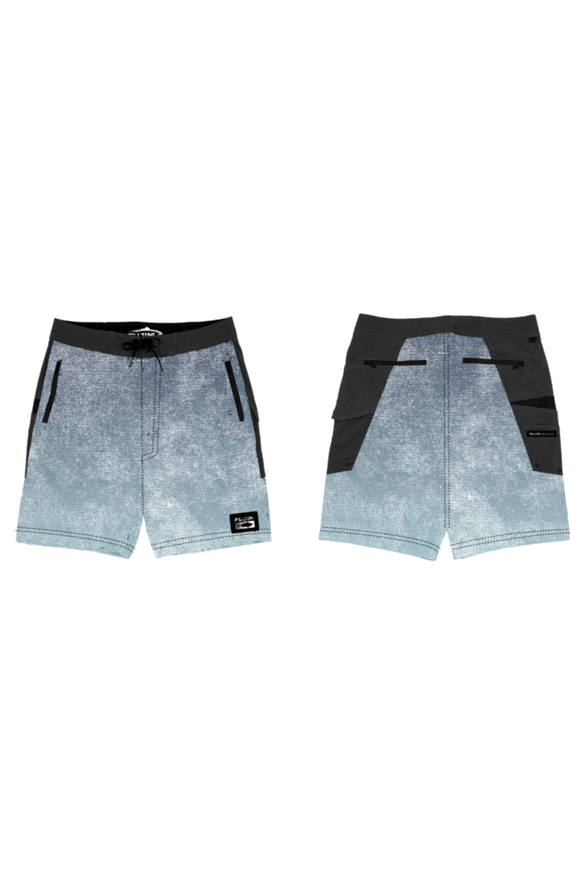 Fujin Performance Short Aqua Blue L