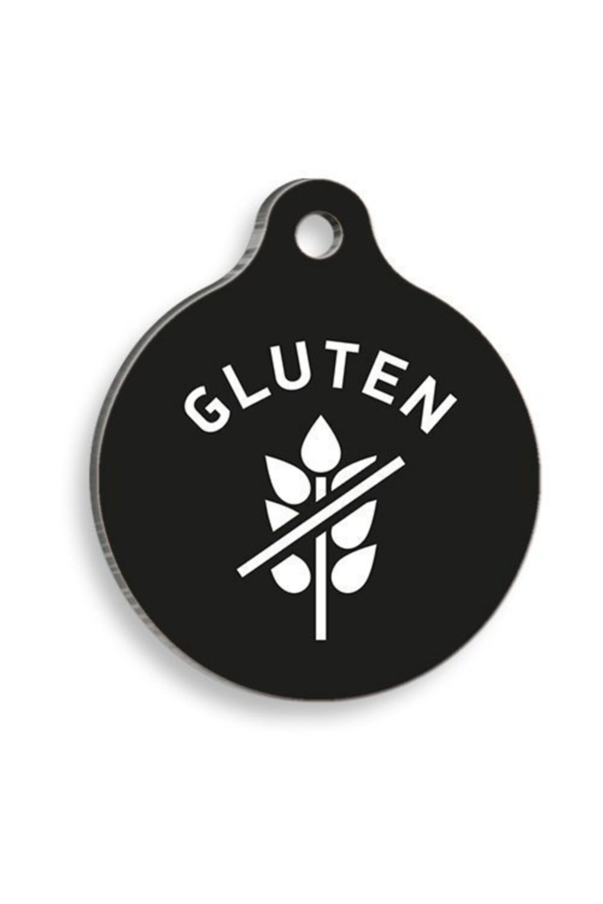 altın pati Gluten Alerjisi Yuvarlak Kedi Ve Köpek Künyesi
