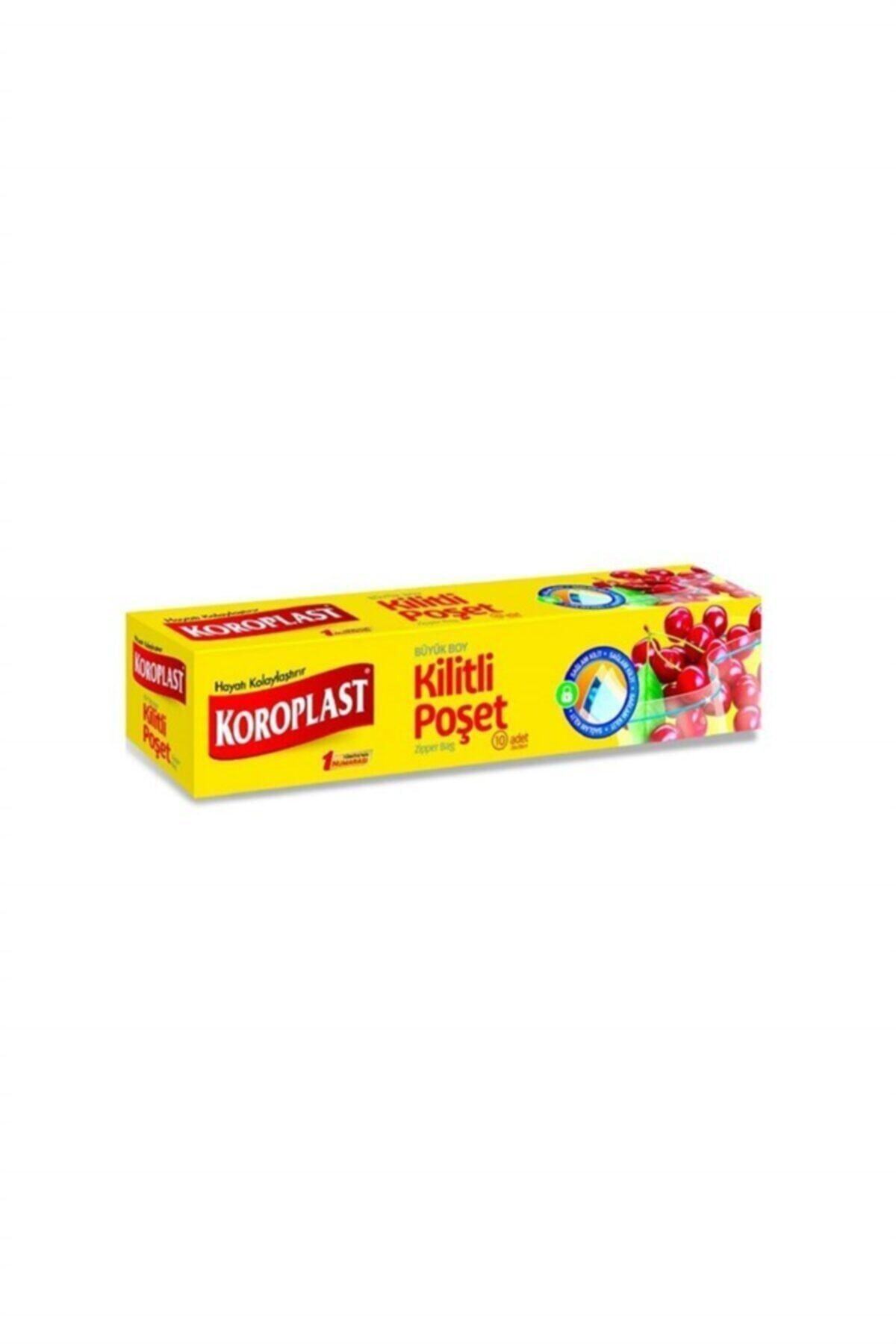 Koroplast Kilitli Poşet Büyük Boy 10'lu 26 X 28 cm
