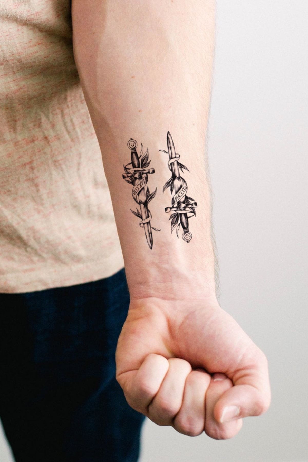 BP Tattoo Dagger Mini Boy Geçici Dövme