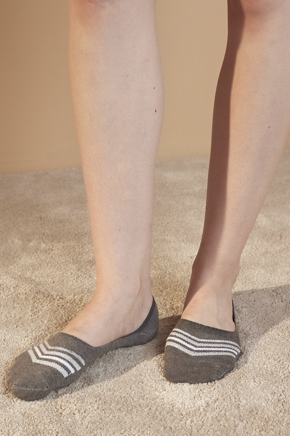 Penti Kül Rengi Vshaped Suba Çorap