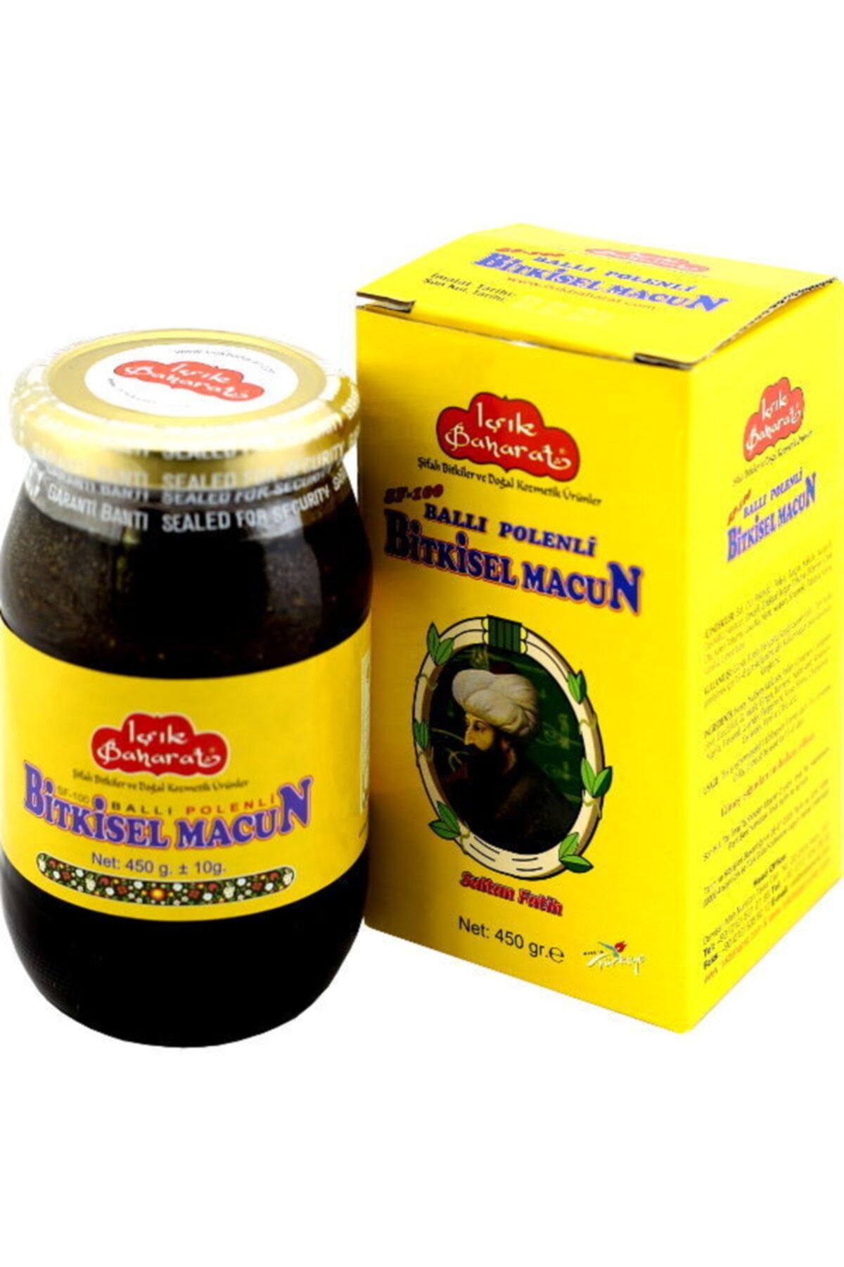 FAZLIOĞLUAVM Ballı Polenli 450gr. Bitkisel Macun