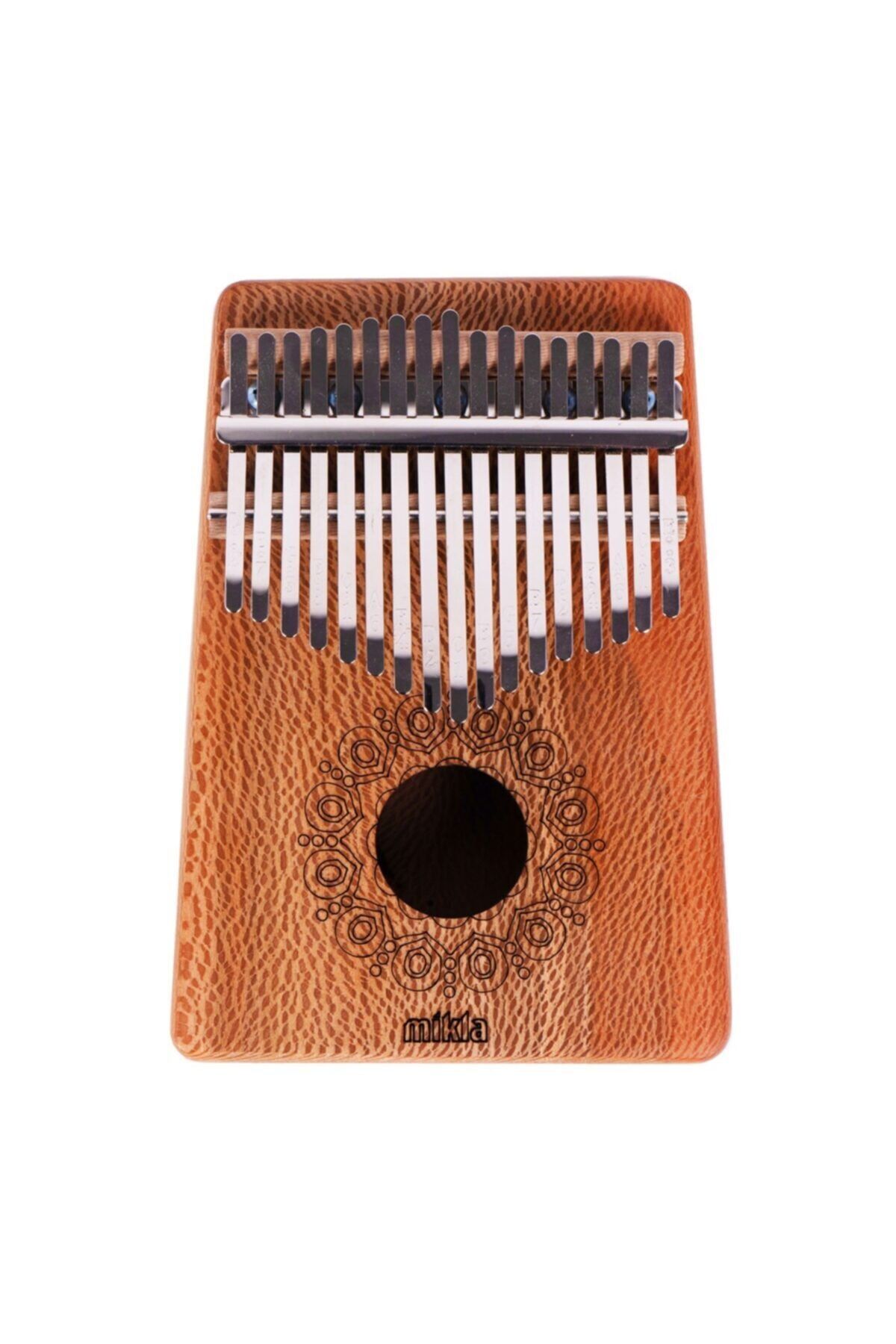 mikla E-2 17 Tuş Masif Çınar Kalimba