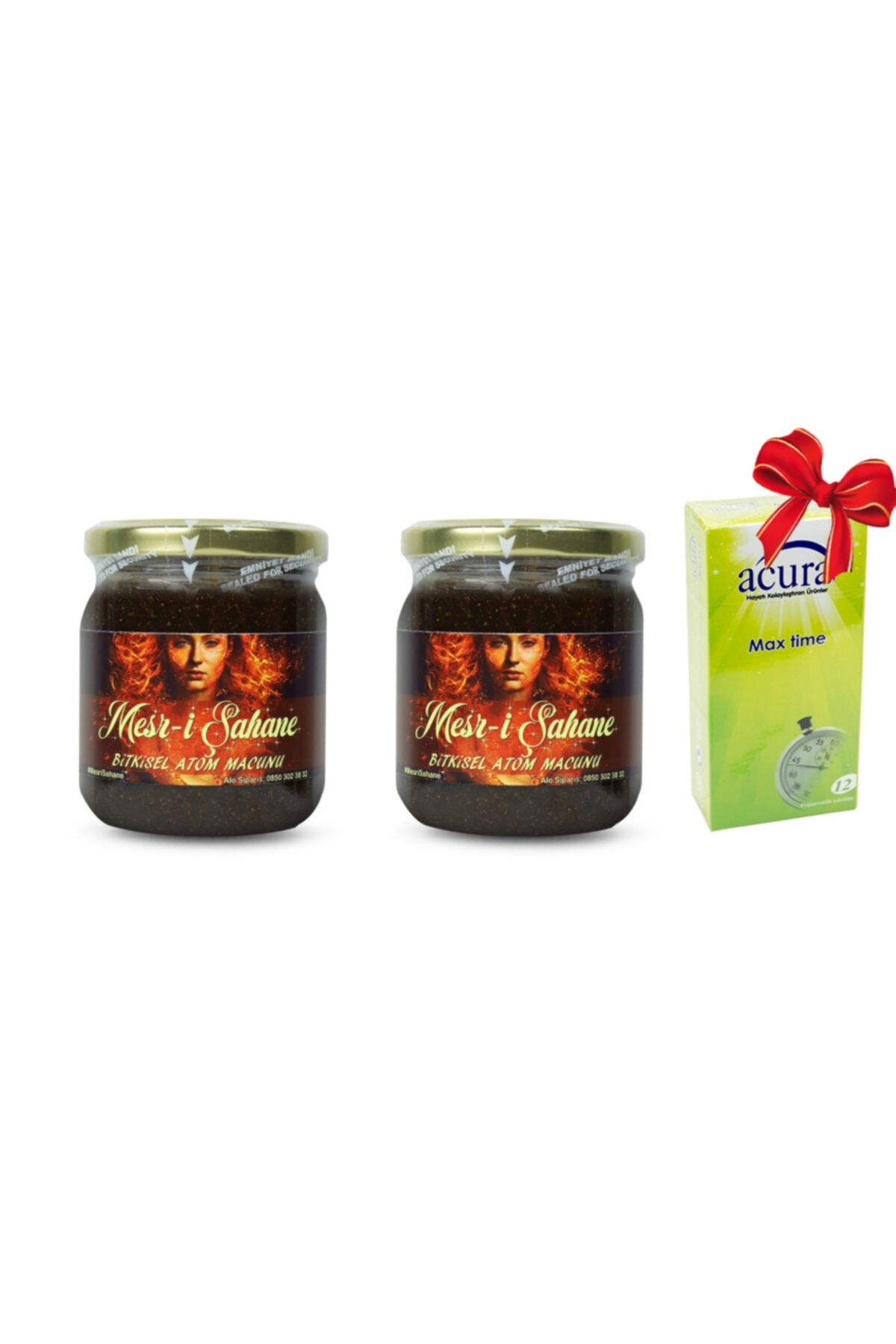 Mesrii Şahane Mesr-i Şahane Bitkisel Atom Macunu 2x250 gr