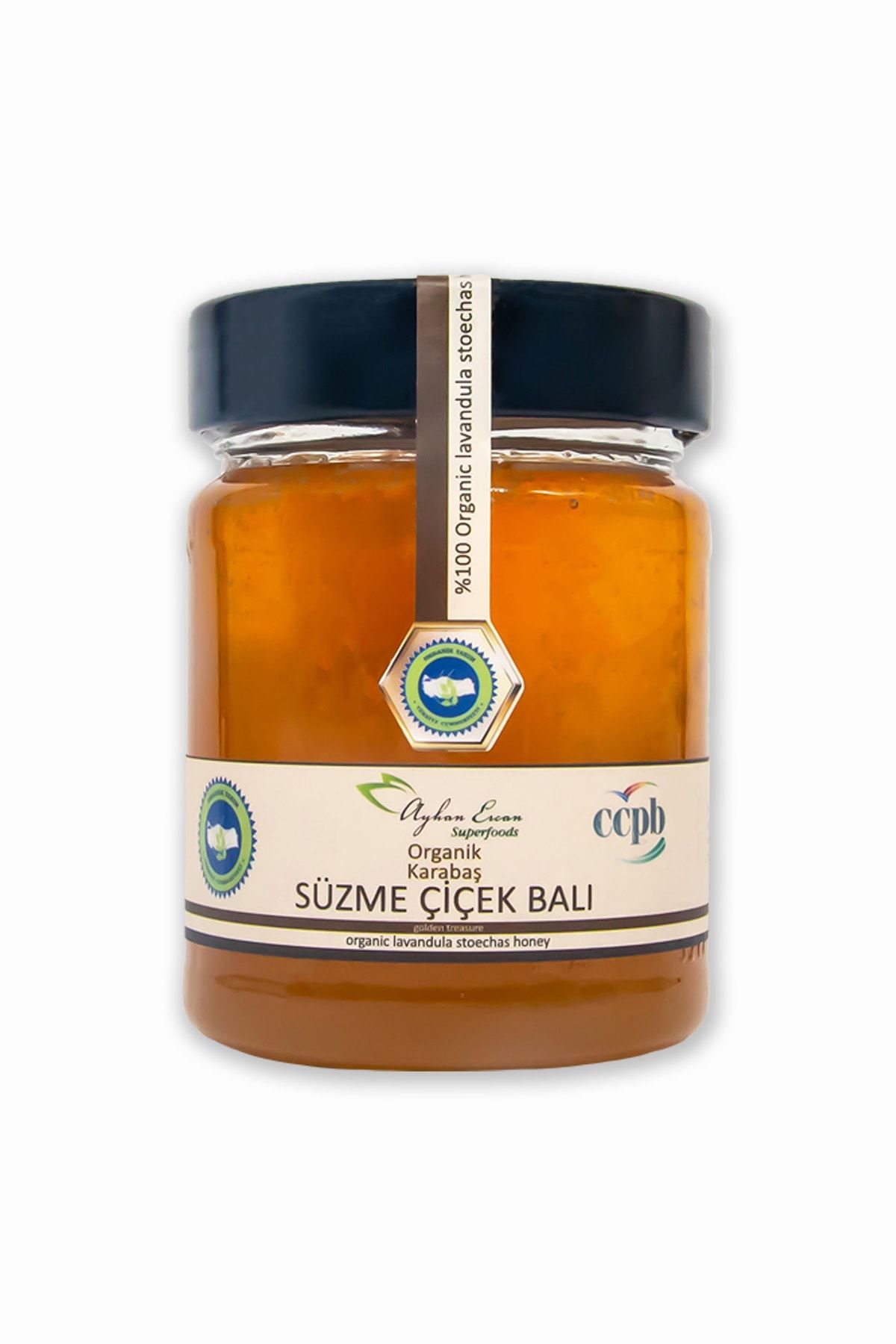Ayhan Ercan Superfoods Organik Karabaş Süzme Çiçek Balı 350g