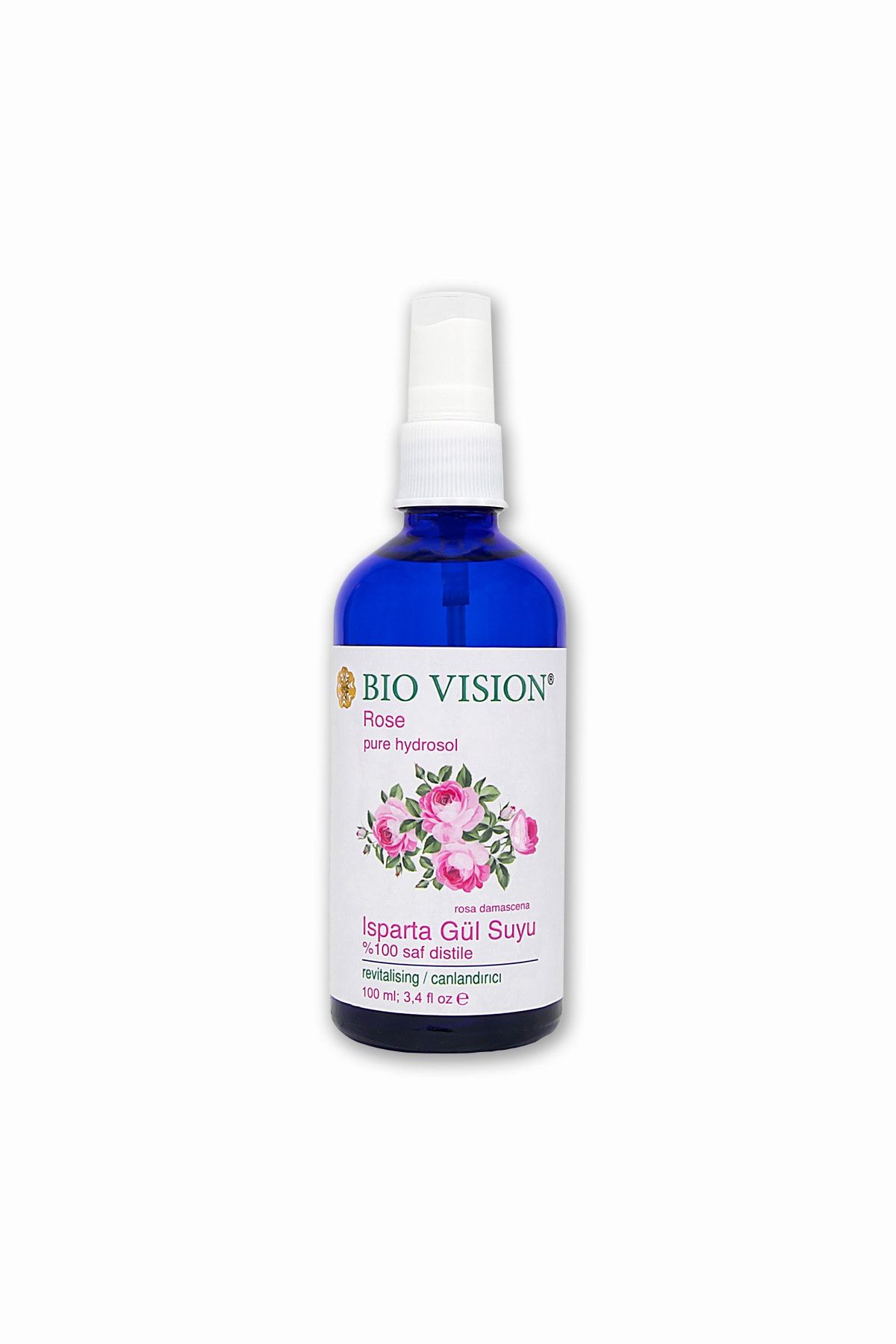 Ayhan Ercan Bio Vision Isparta Gül Suyu %100 Saf Distile 100ml