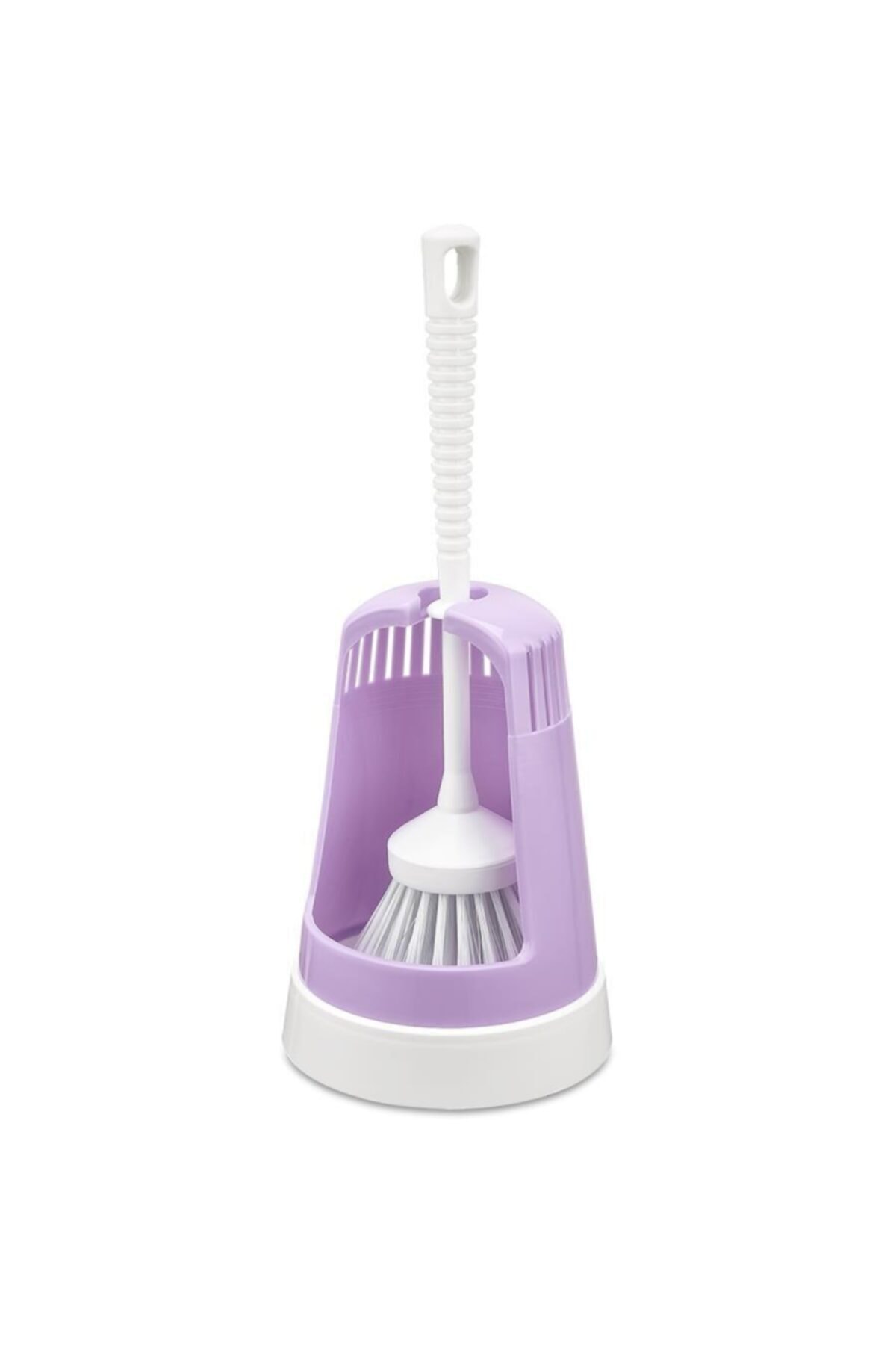 Flora F026 Plastik Klasik Wc Klozet Fırçası Mor