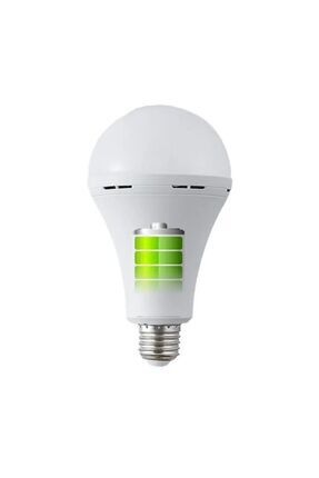 9 W Şarjlı Led A60 Ampul - Beyaz Işık (6500K) - E27 - CT-4229B Image 0