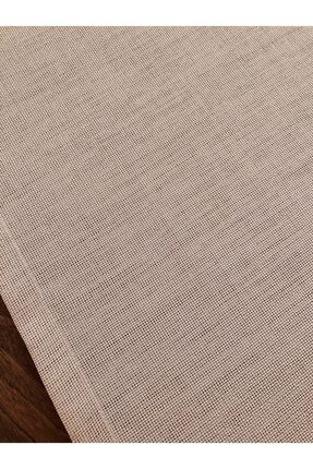 Kapicino Renk Linen Kumaş 6 Peçete 1 Runner Servis Takımı Image 6