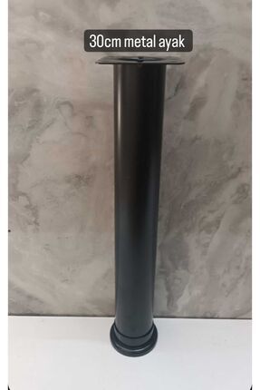 Metal Fırın Boya Matsiyah Alttan Ayarlı Mobilya Ayağı (30CM) Diğer Tüm Ölçüler Sayfamızda Mevcut Image 0