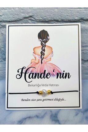 Kişiye Özel Hediyelik Şans Bilekliği Söz, Nişan, Bekarlığa Veda, Kına, Nikah, Düğün Hediyesi 15 Adet Image 0