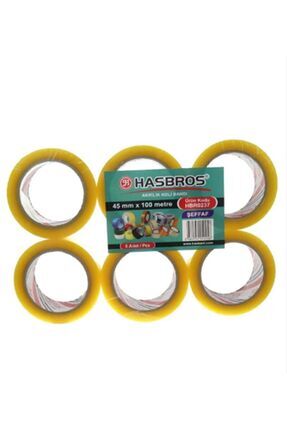 Koli Bandı 45 Mm X 100 Mt 6 Adet Hasbros Image 0