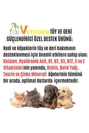 Kedi & Köpek Bağışıklık Destekleyici Multivitamin (TÜY DÖKÜLMESİNİ ENGELLEYEN ÖZEL DESTEK ÜRÜNÜ) Image 1