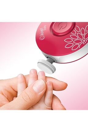 Kiwibaby Bebek Çocuk 6 Başlıklı Pilli Tırnak Kesme Türpü, Törpüleme Makinesi Kbaby 40 Image 0