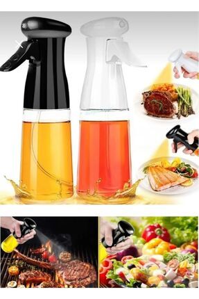 220 ml Airfryer Pişirme Öncesi Sprey Püskürtmeli Sprey Cam Şişe Zeytinyağı Sirke Yağ Püskürtücü Image 0