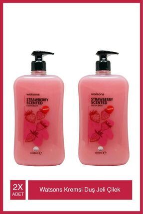 Çilek Aromalı Kremsi Duş Jeli 1000 ml X2 Adet Image 0