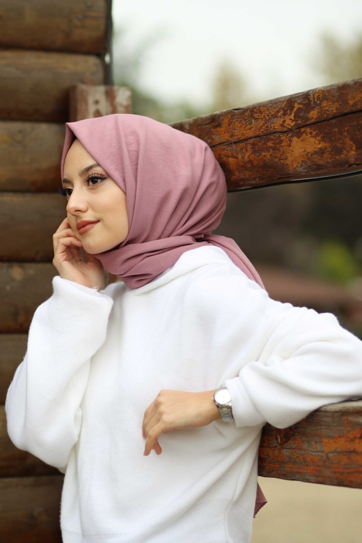 مدل شال کتان کراس جاز حجاب -هلو