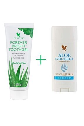 Forever Aloe Ever- Shield Deodorant (stick Rolon Koltukaltı) Ve Forever Diş Macunu Brıght Aloe Vera Image 0