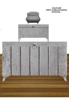 Sandık Gelin Damat Bohça Nişan Çeyiz Sandığı 3lü 0319 Image 0