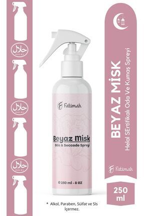 Beyaz Misk Oda Ve Kumaş Spreyi Seccade Spreyi Oda Kokusu Koku Çamaşır Spreyi 250ml Image 0