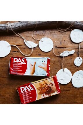 5 Adet Hava Ile Kuruyan Seramik Kil Hamuru Doğal 250 Gr Beyaz Image 3