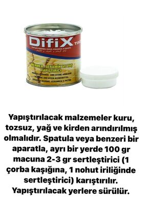 Mermer Seramik Ve Taş Yapıştırıcı / 250gr / Doğal Taş Yapıştırıcı Süper Güçlü Yapıştırıcı Image 2