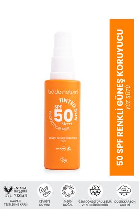 50 Spf Renkli Güneş Koruyucu Süt 30 ml Image 0