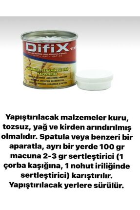 Mermer Seramik Ve Taş Yapıştırıcı / 250gr / Doğal Taş Yapıştırıcı Süper Güçlü Yapıştırıcı Image 4