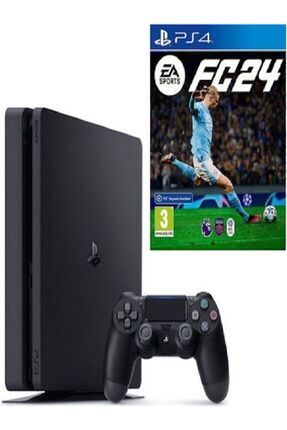 Playstation 4 Slim 500 GB  + Ps4 EA SPORTS FC 24 (ithalatçı Garantili) Image 0