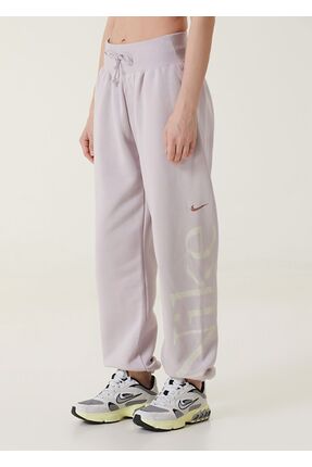 Sportswear Phoenix Fleece Os Logo Kadın Eşofman Altı Image 4