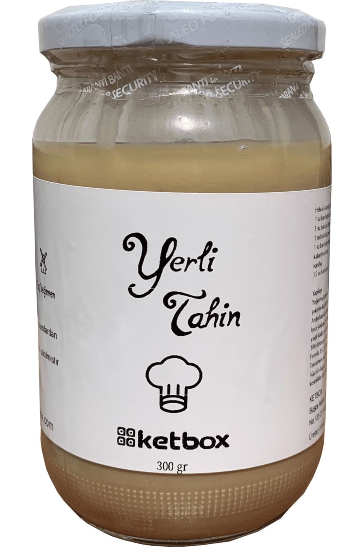 ketbox Organik Tahin 300 Gr Katkısız Doğal