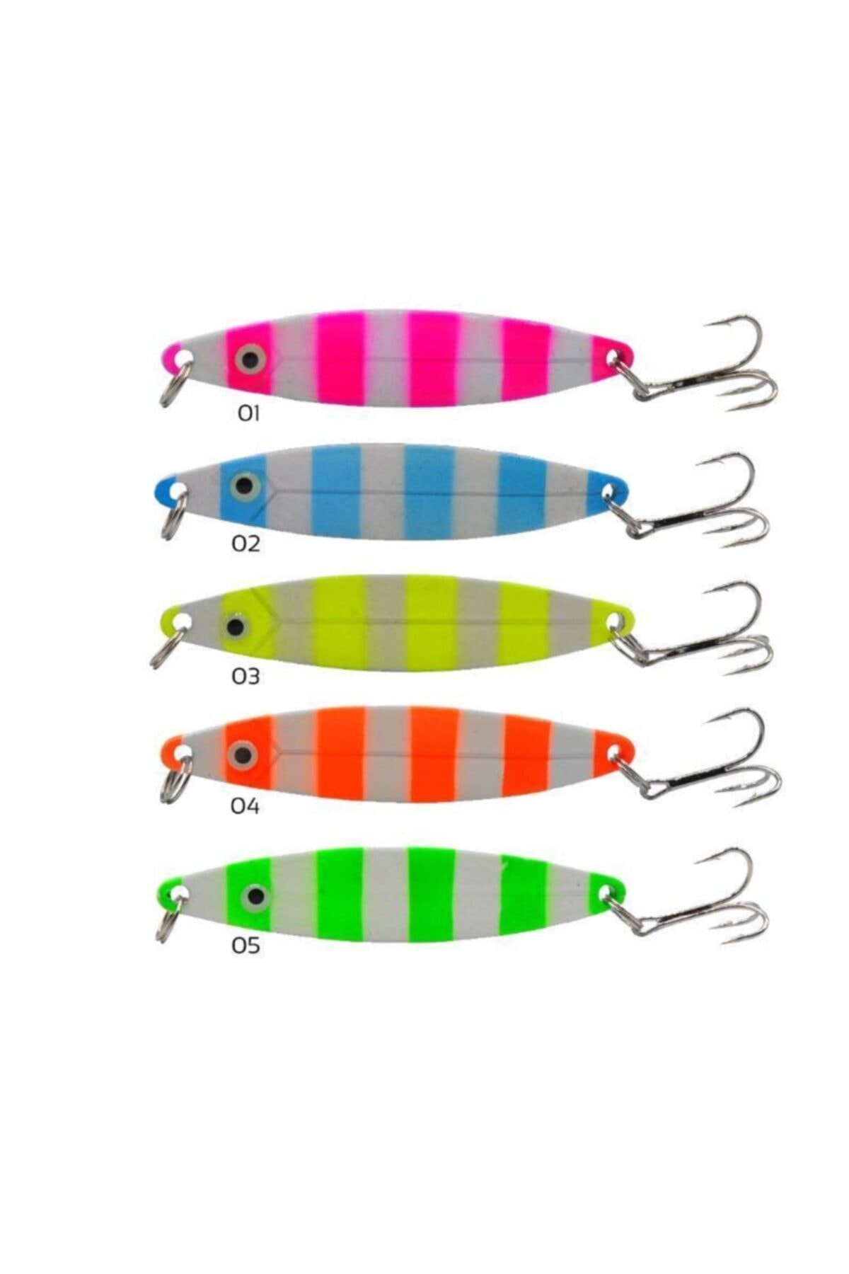CAPTAIN 6150 Kaşık Zebra Glow 9 Cm 26 Gr Color