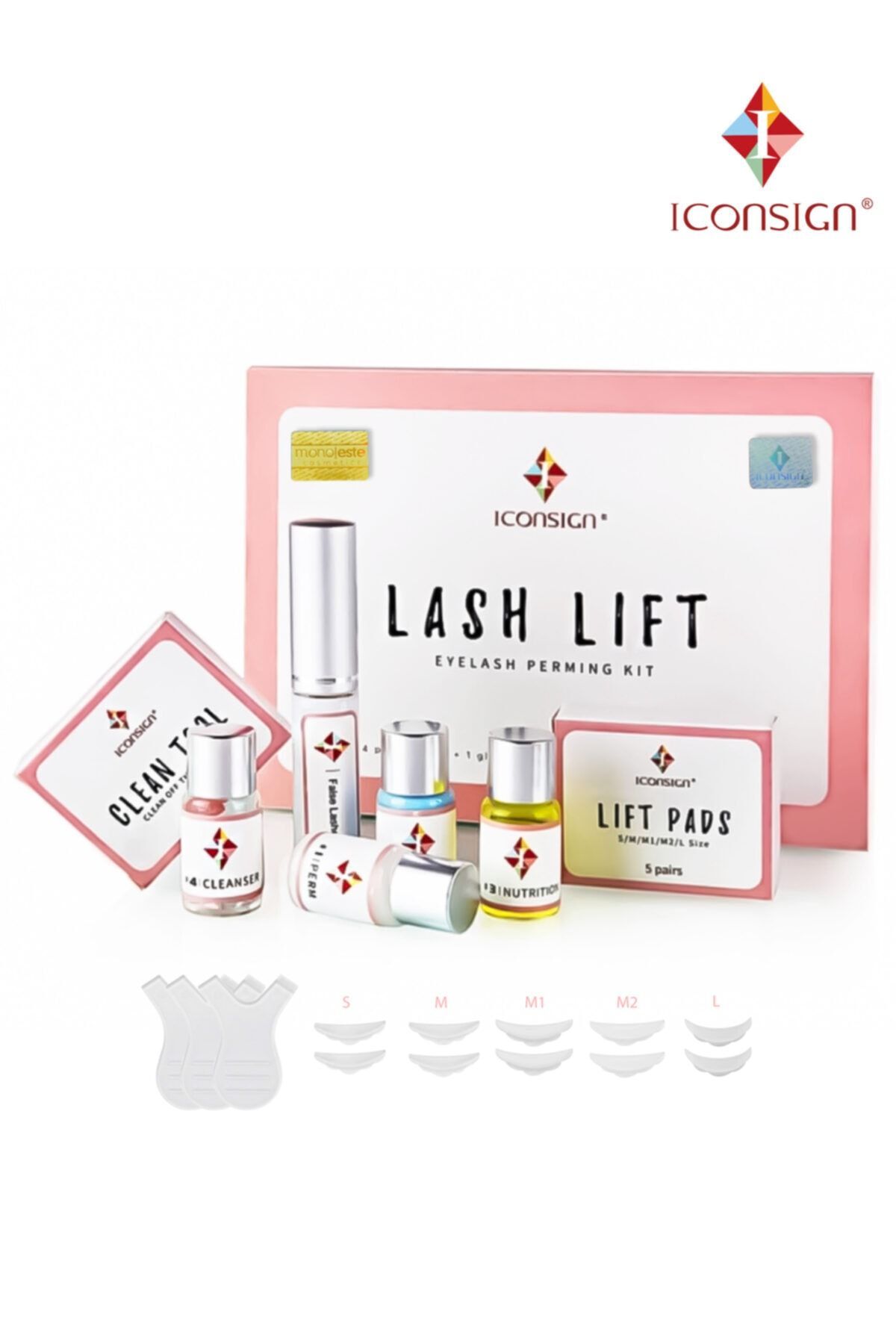 iconsign ® Lash Lift, Kirpik Lifting Seti, Kirpik Perma Seti