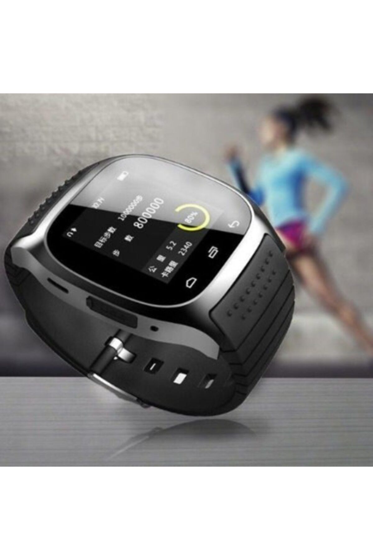 M26 Akıllı Saat Smart Watch Ios-android Uyumlu Siyah