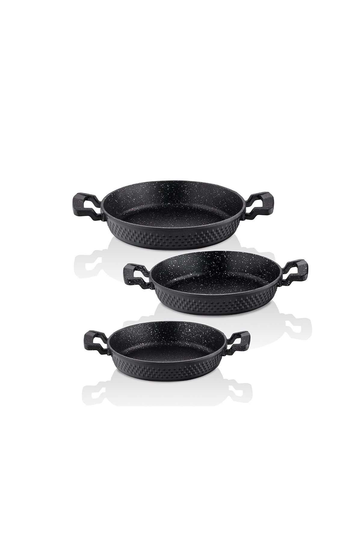 3 قطعه ریخته گری Sahan Set Black