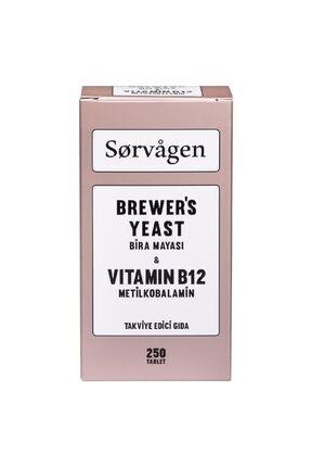 Brewer's Yeast (Bira Mayası) Vitamin B12 Anne Sütü Arttırıcı 250 Tablet Image 0