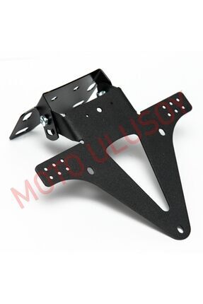 Oem Motosiklet Katlanır Plakalık Sinyal Bağlantılı Siyah Image 0