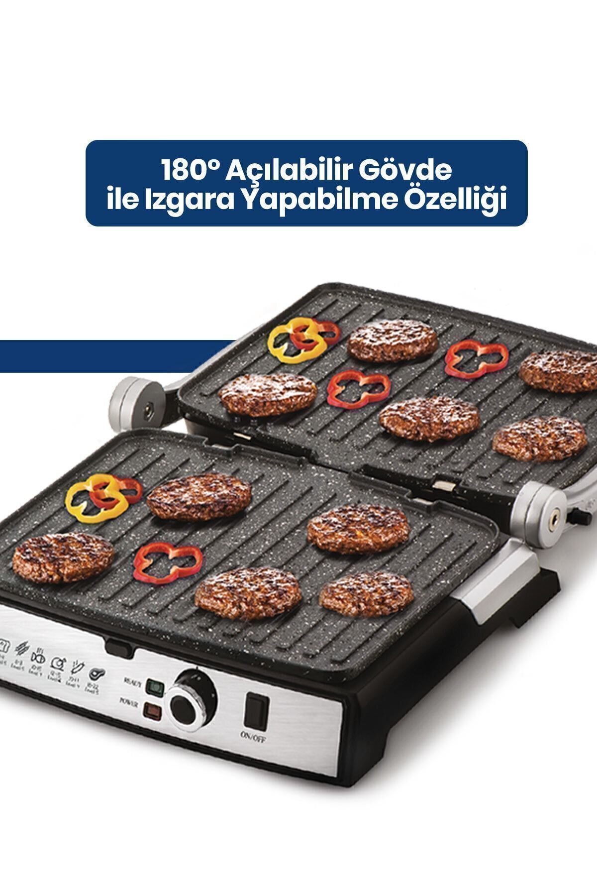 توستر نقره ای Tostmix Gm-7450r