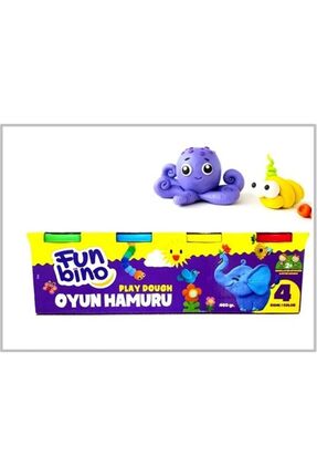 4 Renk Oyun Hamuru 460 gr Image 0
