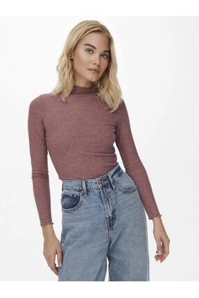 15180040 Yuvarlak Yaka Uzun Kol Kendınden Cızgılı Image 4