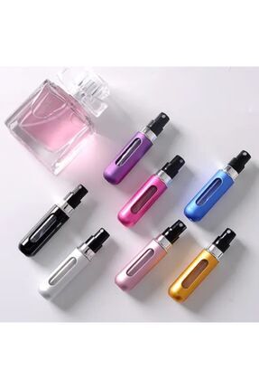 1 Adet Parfüm Spreyi, Taşınabilir Pompa Tipi Metal, Doldurulabilir Parfüm Şişesi (5 ML) Image 0