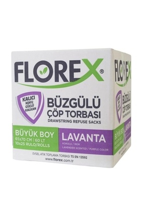 Lavanta Kokulu Büzgülü Büyük Boy Çöp Torbası Image 0