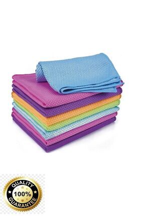 Mikrofiber Oto Cam Temizlik Bezi Baklava Desen Cam Bezi Toz Leke Bırakmaz 50x70 Cm Image 0