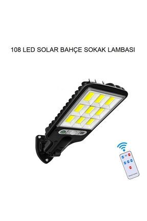 108 Led Solar Güneş Enerjili Bahçe Sokak Aydınlatma Işığı Image 0