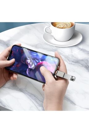 Apple iPhone iPad Uyumlu USB 3.0 to Lightning Okuyucu OTG Adaptör, Çift Yönlü Aktarım [Mfi Lisanslı] Image 4