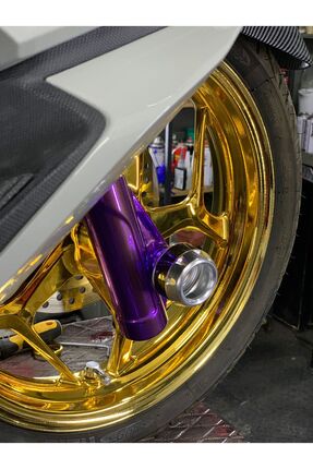 PCX,DİO ÖN JANT TAKOZU GÜMÜŞ Image 3