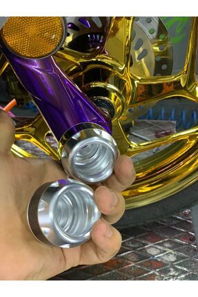 PCX,DİO ÖN JANT TAKOZU GÜMÜŞ Image 5