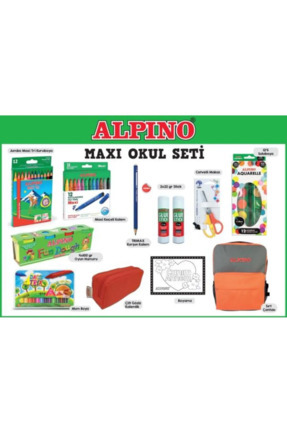 Alpino Okul Seti ve Sırt Çantası Image 0
