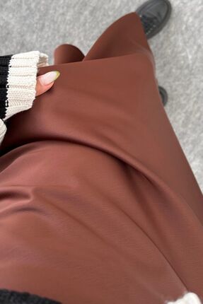 ŞIK Kumaş Beli Lastikli Uzun Etek Image 2