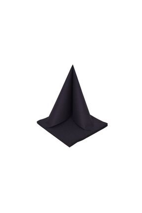 SİYAH KUMAŞ DOKULU PEÇETE 40X40 1/4 50'Lİ PAKET Image 0